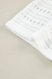 Openwork Open Front Long Sleeve Cardigan - Trendsi - Flyclothing LLC