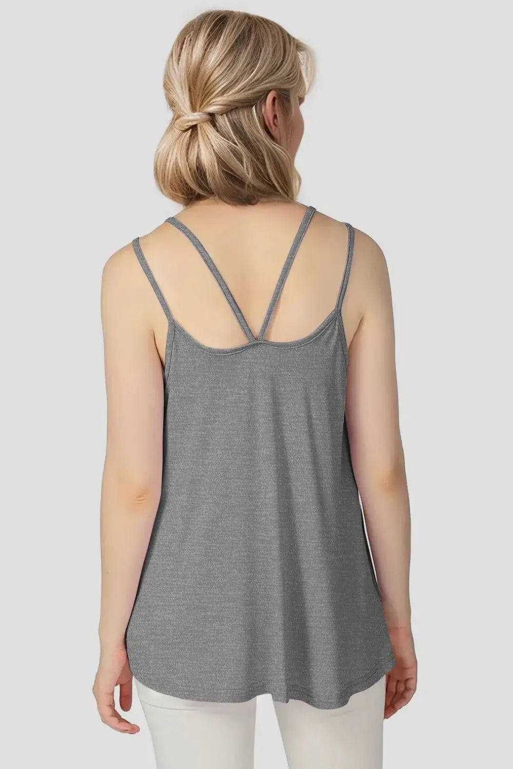 Basic Bae Bamboo Scoop Neck Double Spaghetti Straps Cami - ShopBasicbae - Flyclothing LLC