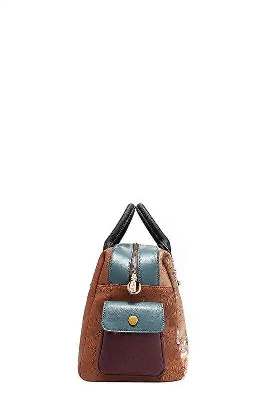 Nicole Lee USA Eco-Leather Boston Bag - Trendsi - Flyclothing LLC