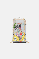 Nicole Lee USA Printed Kisslock Phone and Sunglass Purse - Trendsi - Flyclothing LLC