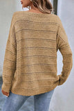Boat Neck Dropped Shoulder Sweater - Trendsi - Flyclothing LLC
