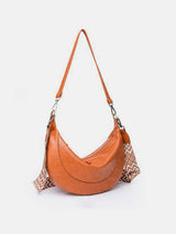 PU Leather Removable Strap Crossbody Bag - Trendsi - Flyclothing LLC