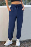 Drawstring Joggers with Pockets - Trendsi