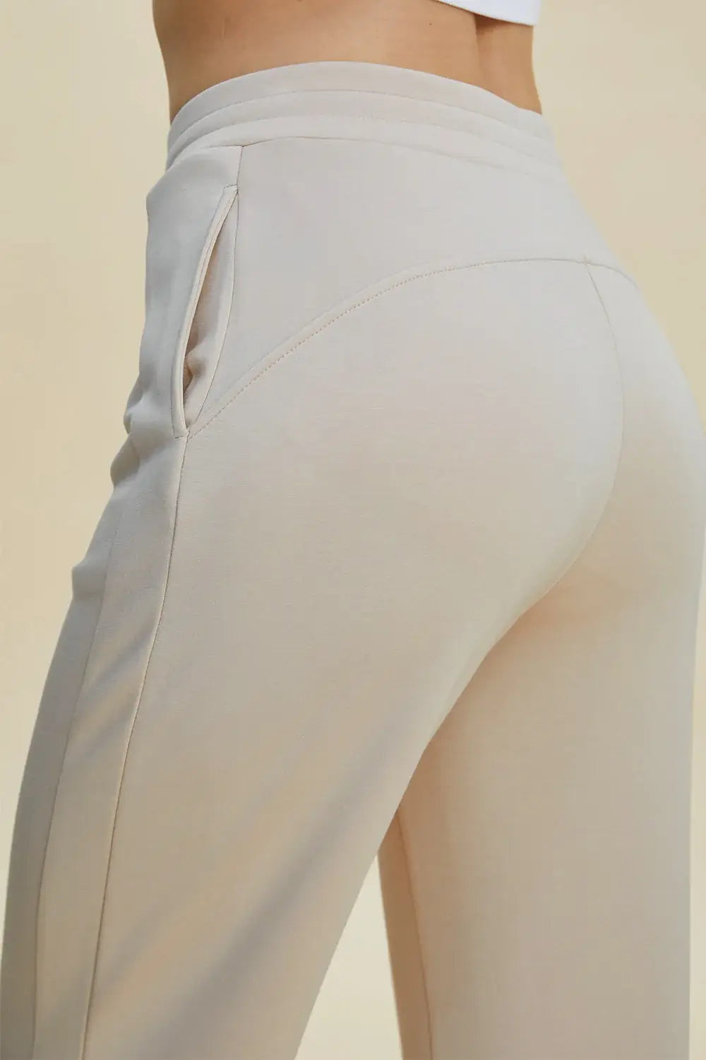 Basic Bae Full Size Air Scuba Drawstring High Waist Cropped Pants - ShopBasicbae - Flyclothing LLC