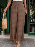 Tied Wide Leg Pants Trendsi