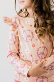 SALE Flower Child L/S Ruffle Tee - Mila & Rose ®