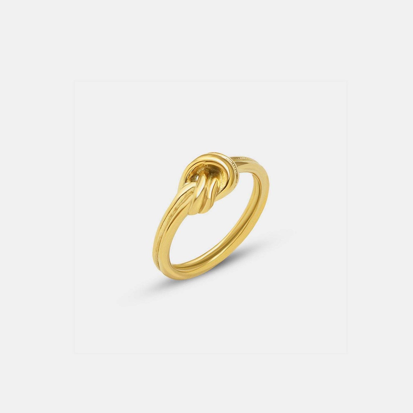 Titanium Steel Knot Ring - Trendsi - Flyclothing LLC