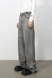 Men's Wide Leg Jeans with Pockets - Trendsi