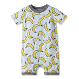 Banana Split Soft Bamboo Shorty Romper for Baby Boys - Tesa Babe - Flyclothing LLC