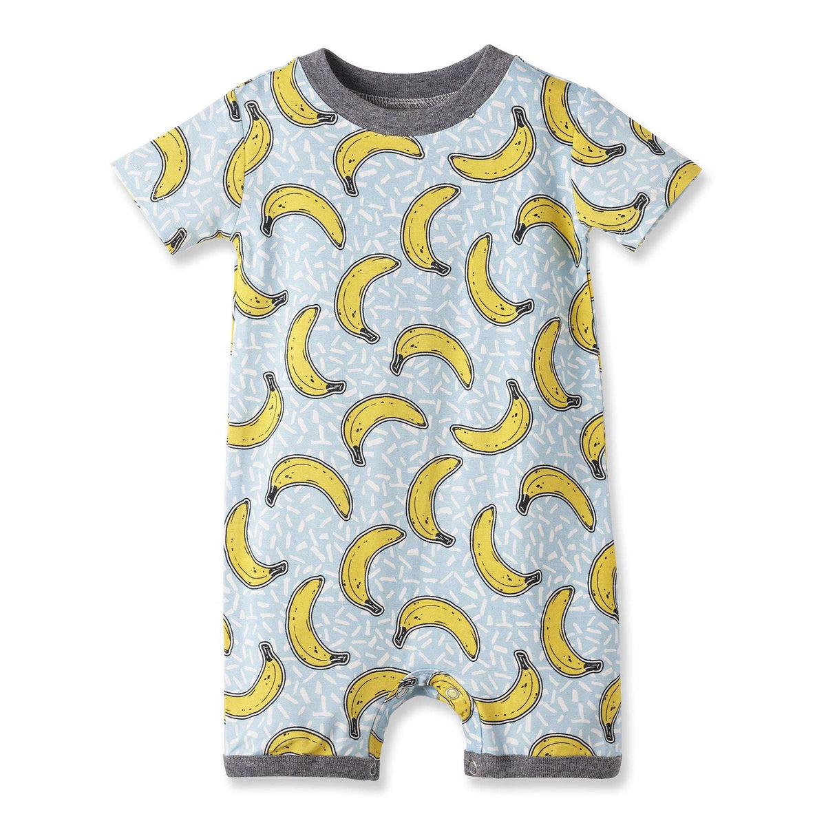 Banana Split Soft Bamboo Shorty Romper for Baby Boys - Tesa Babe - Flyclothing LLC