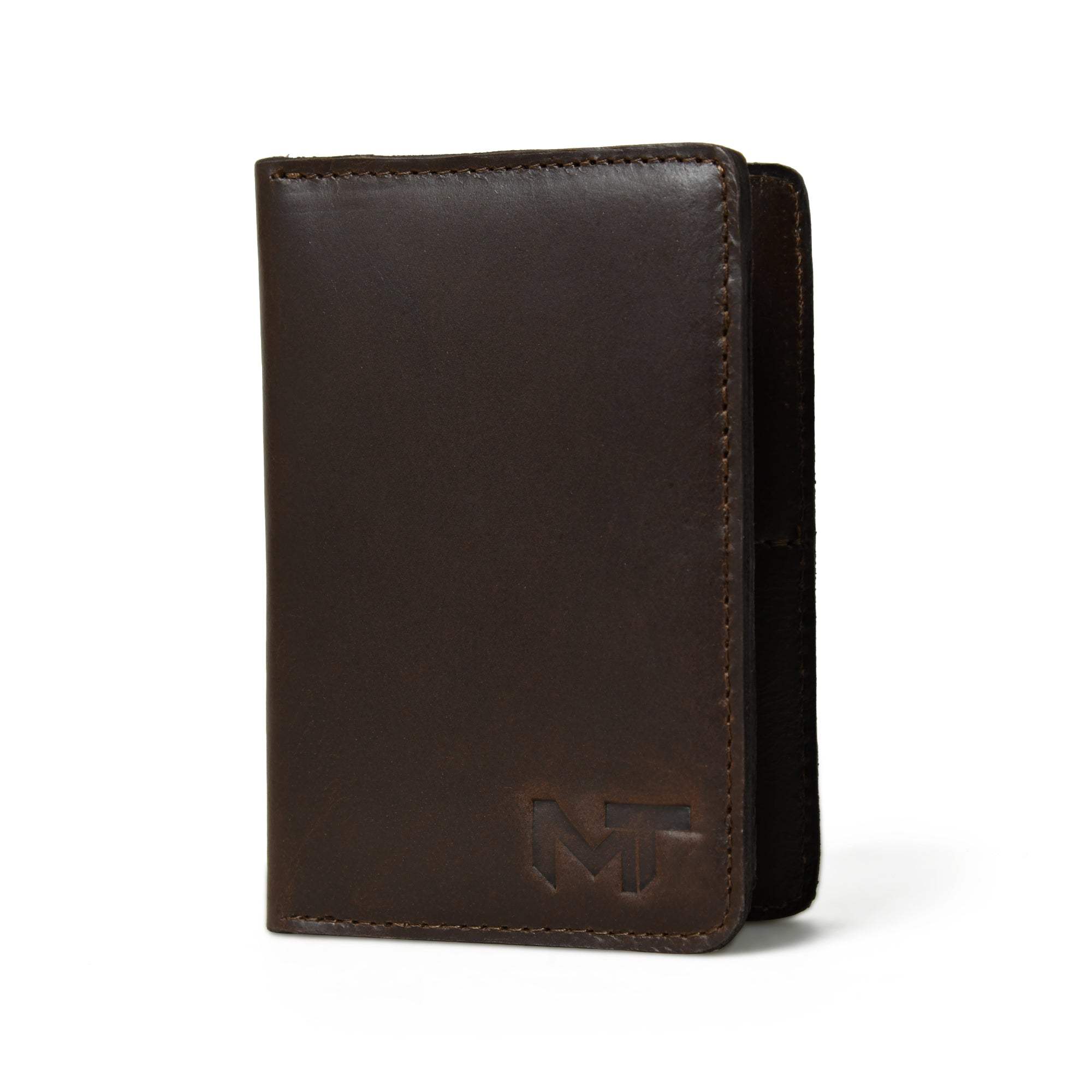 PassportPlus Leather Cover- Dark brown - Classy Leather Bags - Flyclothing LLC