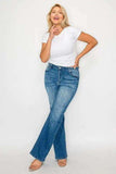 bytos Full Size Distressed High Rise Jeans with Pockets - Trendsi - Flyclothing LLC