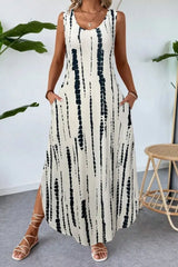 Scoop Neck Sleeveless Dress with Pockets - Trendsi - Flyclothing LLC