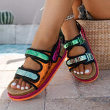 Open Toe Platform Sandals - Trendsi - Flyclothing LLC