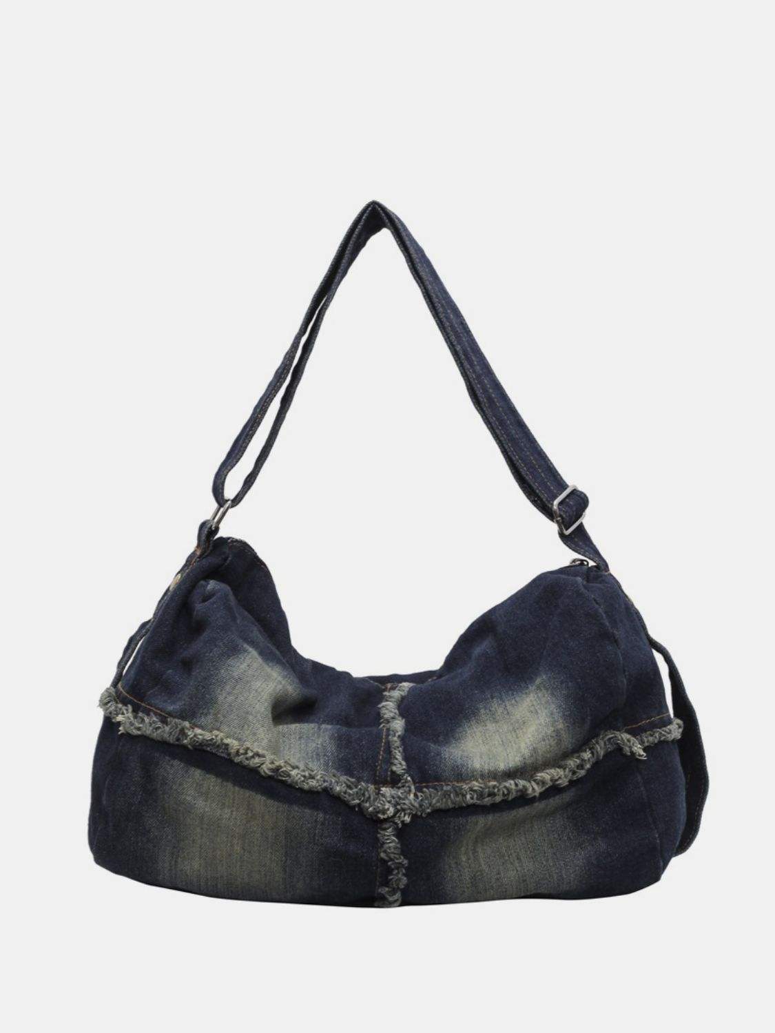 Raw Hem Gradient Crossbody Bag - Trendsi - Flyclothing LLC
