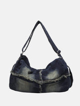 Raw Hem Gradient Crossbody Bag - Trendsi - Flyclothing LLC