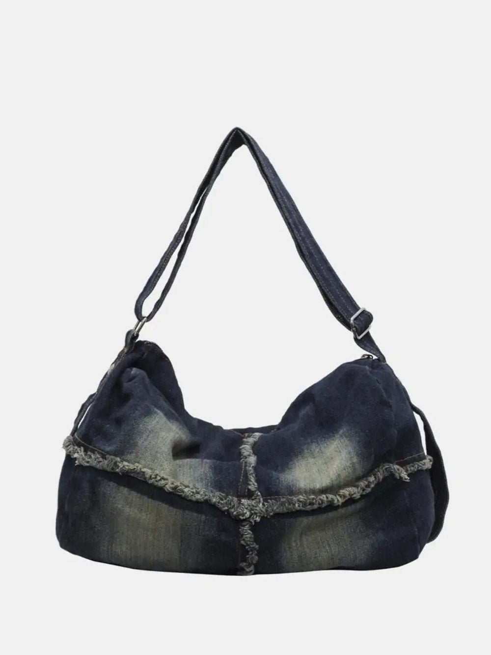 Raw Hem Gradient Crossbody Bag - Trendsi - Flyclothing LLC