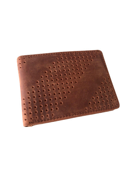 Brown Louisville Cardinals Bifold Leather Wallet