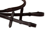 Huntley Equestrian Fancy Stitched Rubber Reins, 5/8" Inch Width - Huntley Equestrian - Flyclothing LLC