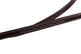 Huntley Equestrian Fancy Stitched Rubber Reins, 5/8" Inch Width - Huntley Equestrian - Flyclothing LLC
