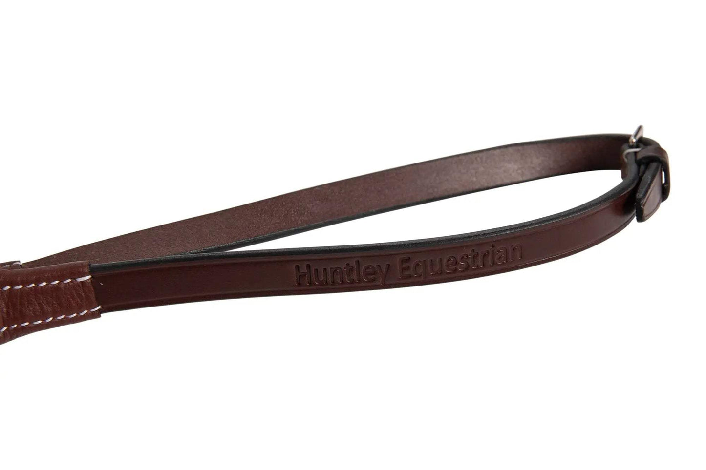 Huntley Equestrian Fancy Stitched Rubber Reins, 5/8" Inch Width - Huntley Equestrian - Flyclothing LLC