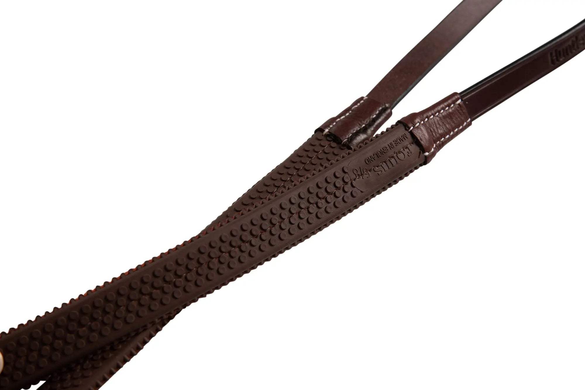 Huntley Equestrian Fancy Stitched Rubber Reins, 5/8" Inch Width - Huntley Equestrian - Flyclothing LLC
