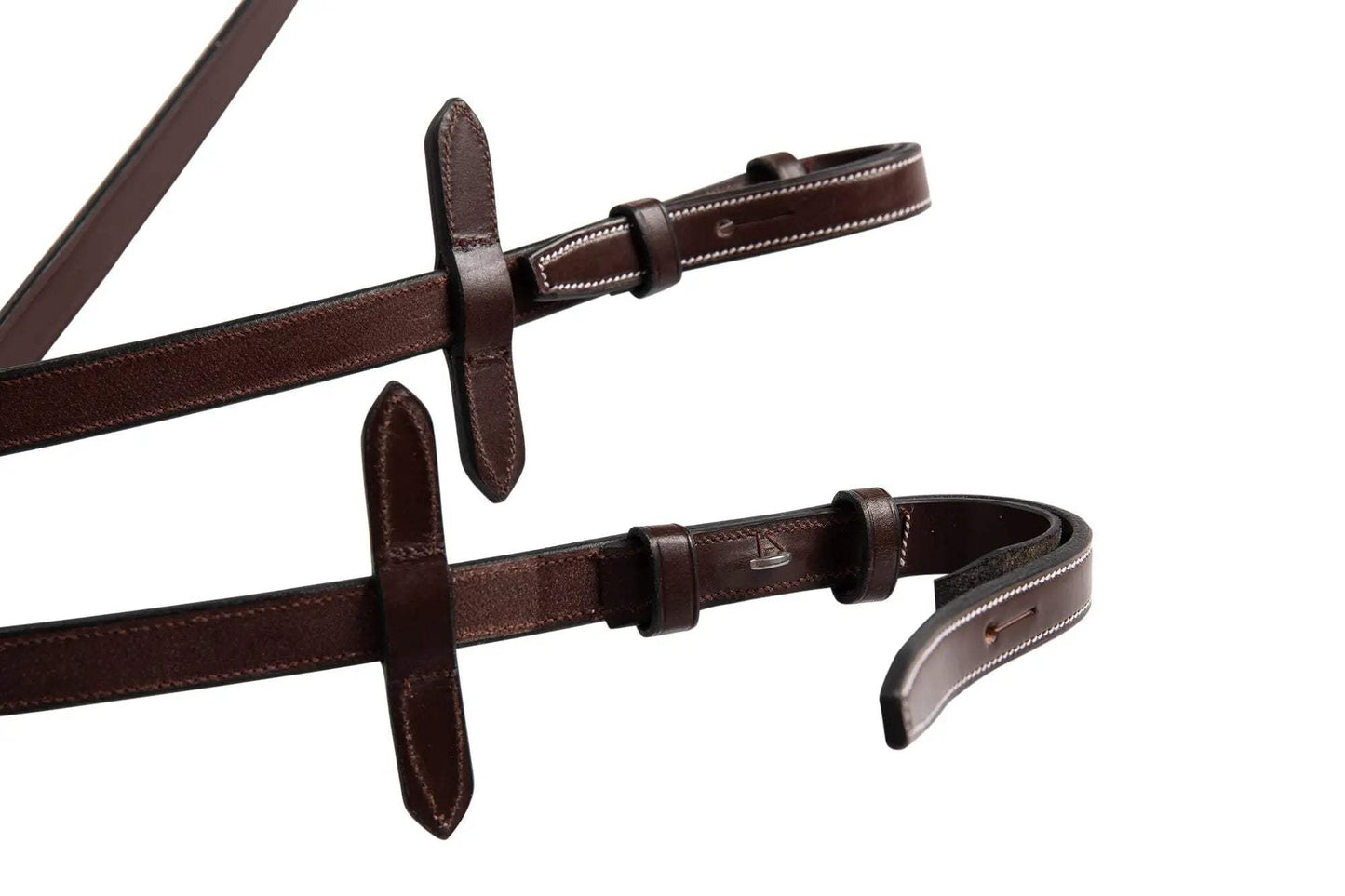 Huntley Equestrian Fancy Stitched Rubber Reins, 5/8" Inch Width - Huntley Equestrian - Flyclothing LLC