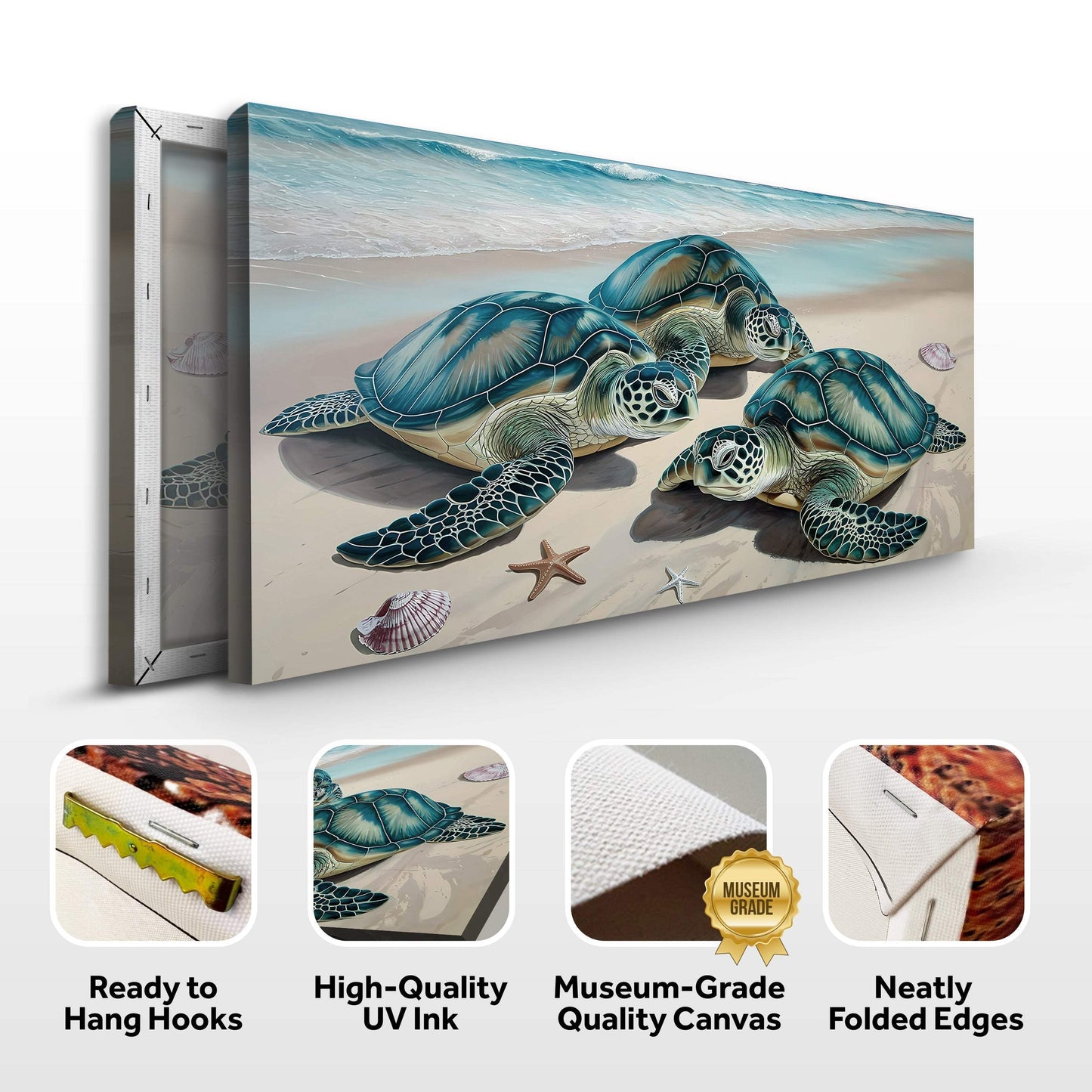 3D Coastal Wall Art III - Tailored Canvases - Flyclothing LLC