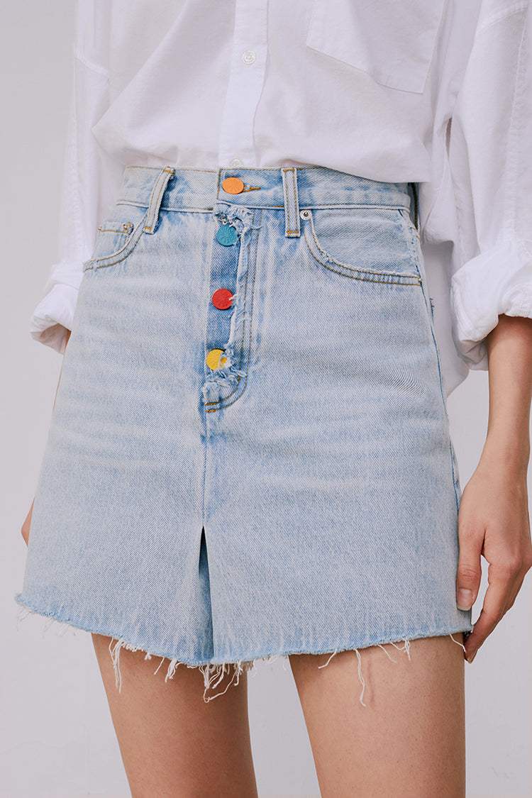 Rainbow Pleat Skort HJ119 [FINAL SALE] - Hey Joanie - Flyclothing LLC