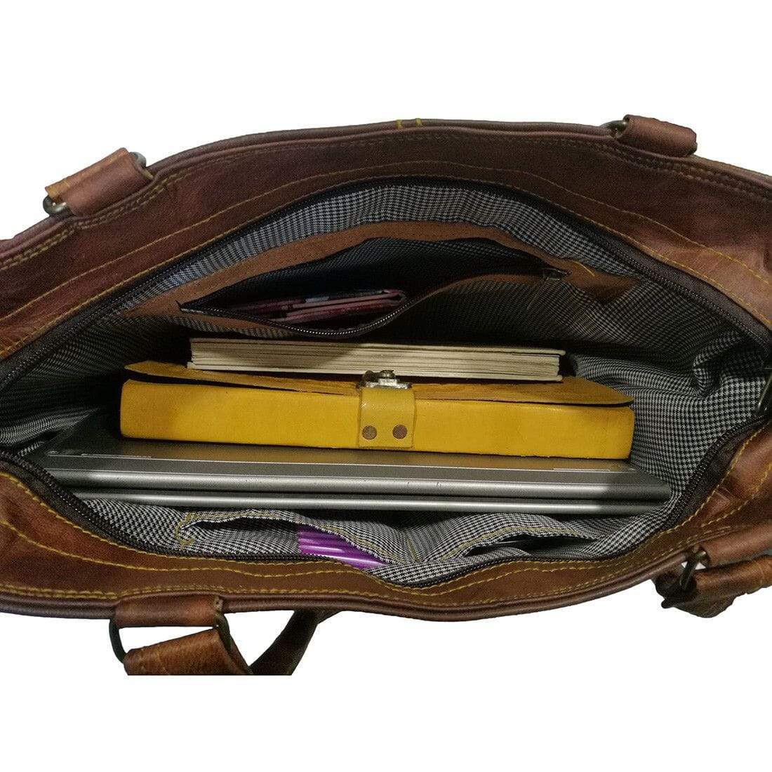 The Terry Tote - Classy Leather Bags - Flyclothing LLC