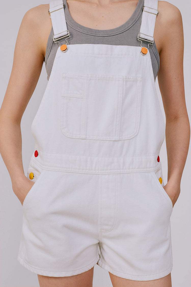 Rainbow Overall Shorts HJ109 - Hey Joanie - Flyclothing LLC