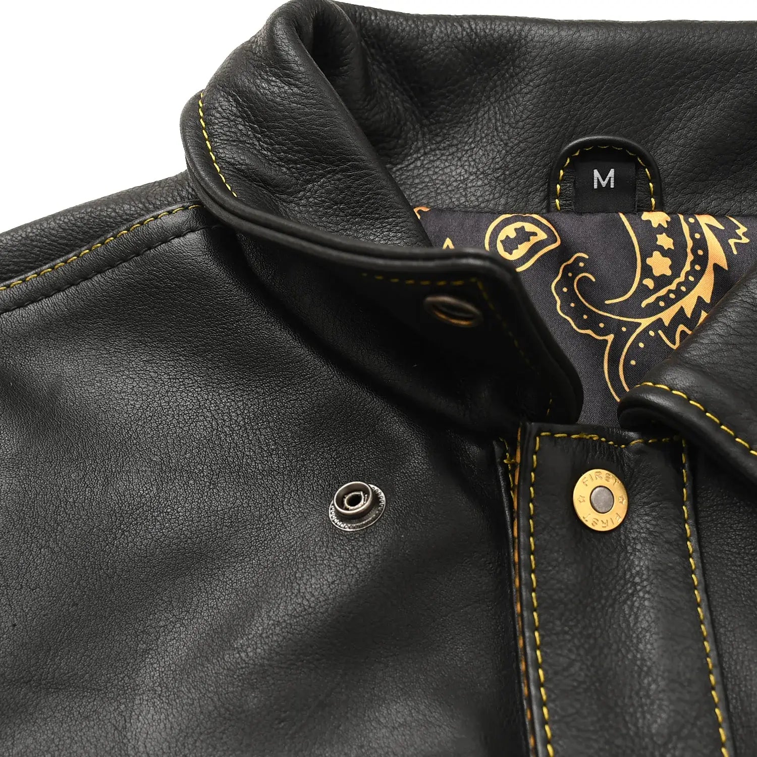 Kingsnake Men’s Motorcycle Leather Vest - First Manufacturing Company - Flyclothing LLC