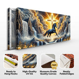 3D Horse Faith Wall Art III - Tailored Canvases - Flyclothing LLC