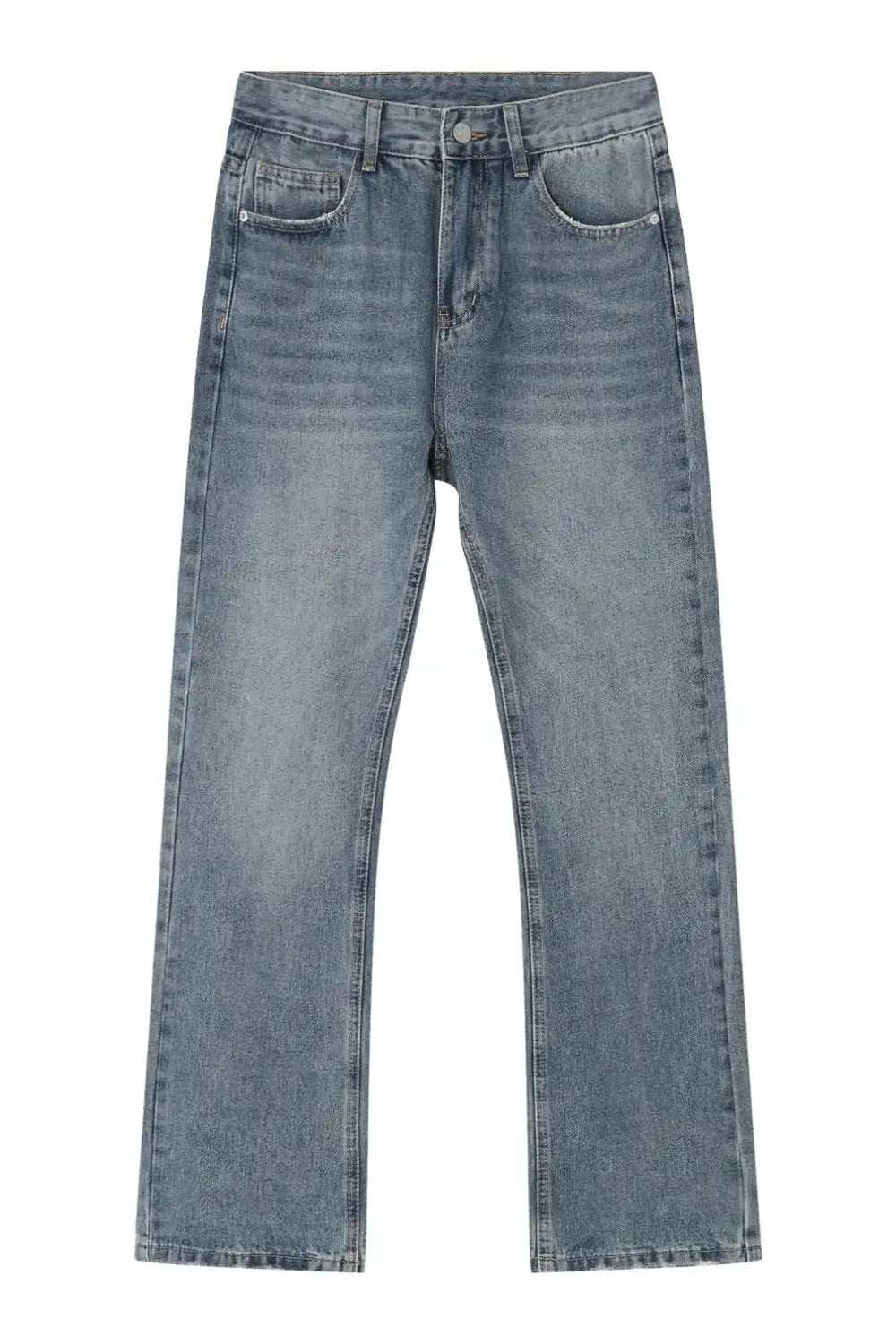 Mid Rise Men's Jeans with Pockets - Trendsi - Flyclothing LLC