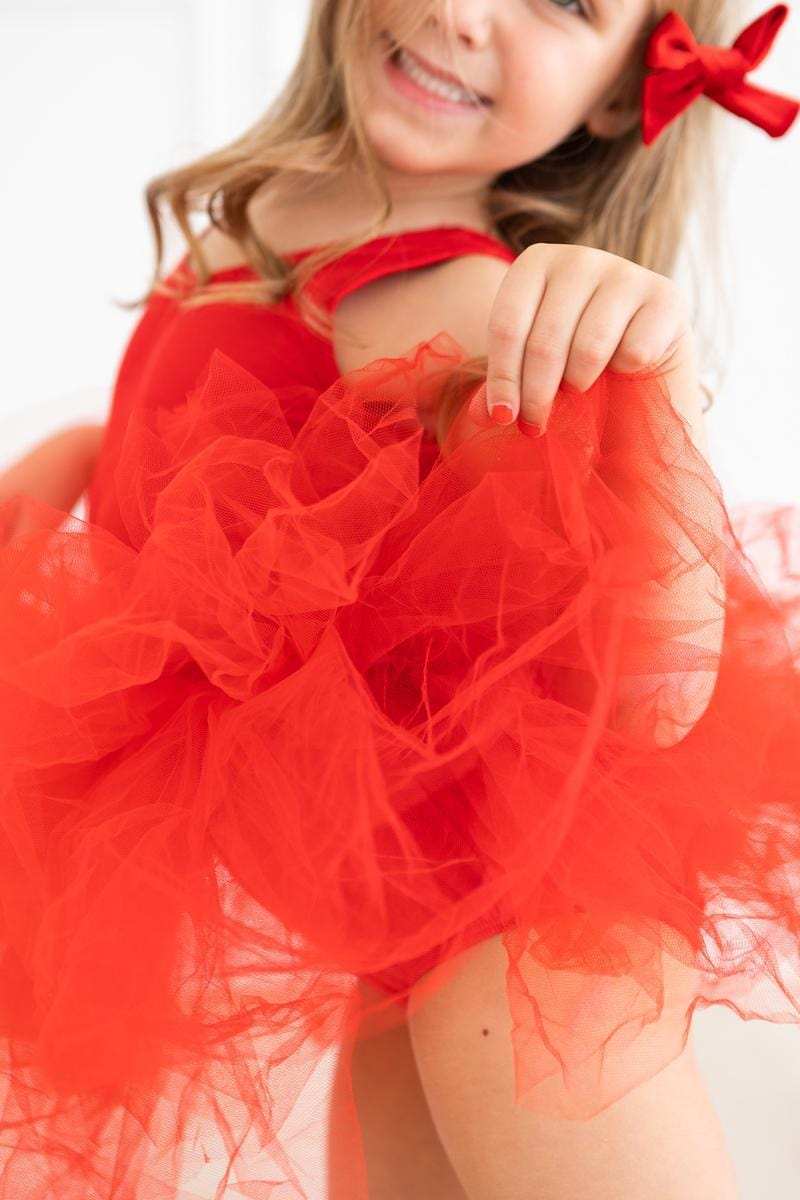 Red Tank Tutu Leotard - Mila & Rose ® - Flyclothing LLC
