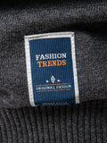Men's Round Neck Long Sleeve Sweater - Trendsi