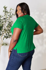 Basic Bae Full Size Round Neck Short Sleeve T-Shirt - ShopBasicbae - Flyclothing LLC