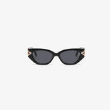 Polycarbonate Frame Cat-Eye Sunglasses - Trendsi