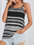 Printed Round Neck Tank - Trendsi