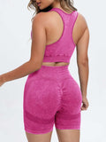 Scoop Neck Wide Strap Top and Shorts Active Set - Trendsi - Flyclothing LLC