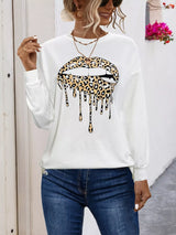 Graphic Round Neck Dropped Shoulder T-Shirt - Trendsi - Flyclothing LLC