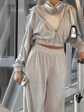 Zip Up Hoodie and Pocketed Pants Set - Trendsi - Flyclothing LLC