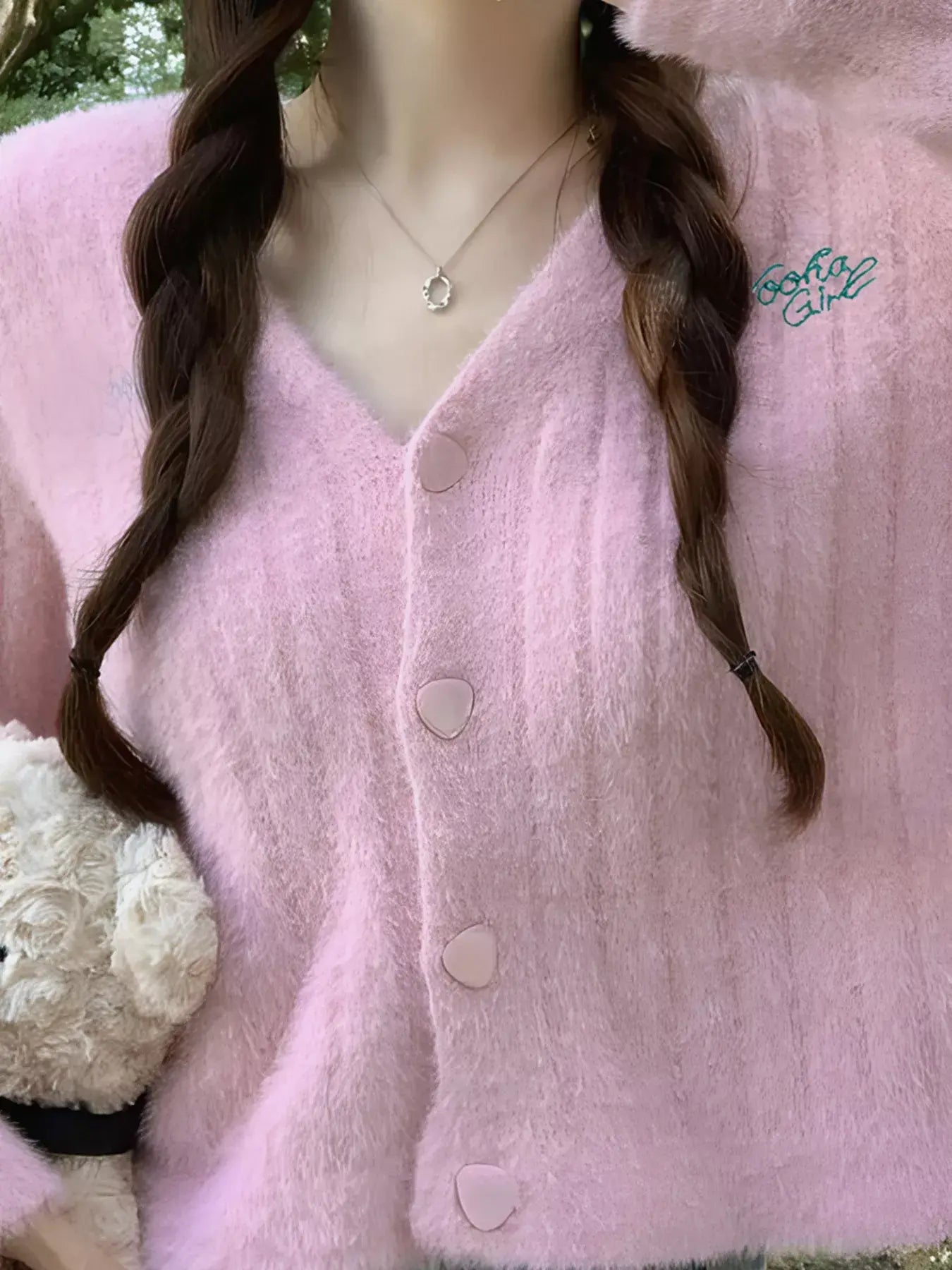 Button Up Ribbed Knit Cardigan - Trendsi - Flyclothing LLC