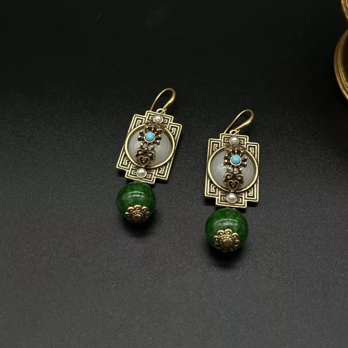 Vintage Style Dangle Earrings - Trendsi - Flyclothing LLC
