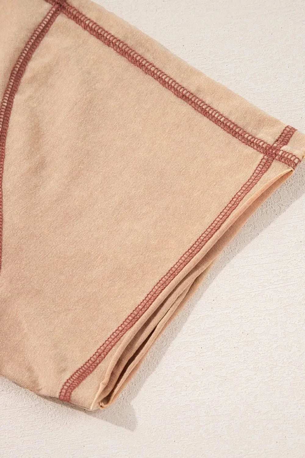 Mineral Wash Stud Beaded Star Pocketed T Shirt Dress - Trendsi - Flyclothing LLC