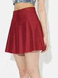 Ruched Mini Skirt with Zipper - Trendsi - Flyclothing LLC