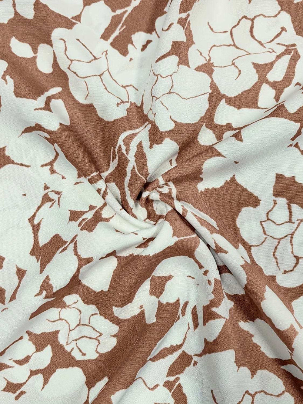 Printed V-Neck Cap Sleeve Midi Dress - Trendsi - Flyclothing LLC