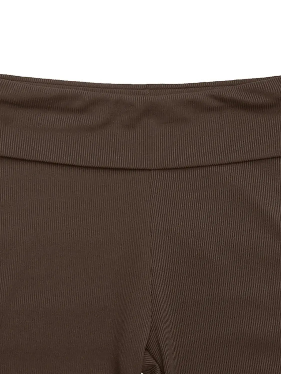 Boat Neck Cap Sleeve Top and Pants Set - Trendsi - Flyclothing LLC