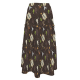 Baha Ranch Western Symbols Tiered Prairie Maxi Skirt - Baha Ranch Western Wear - Flyclothing LLC