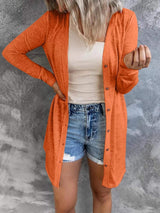 Full Size Lightweight Button-Up Cardigan Plus Size - Trendsi - Flyclothing LLC